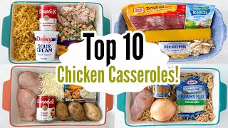 10 BEST Chicken Casseroles  The EASIEST Tasty BudgetFriendly Casserole Recipes  Julia Pacheco [upl. by Llenroc]