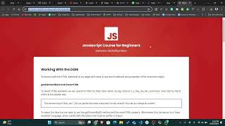 Web Design amp Development  HPP 20th October  JavaScript part12 [upl. by Nylave]