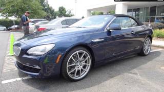 2012 BMW 650i Convertible Start Up Exhaust and In Depth Tour [upl. by Mahda]