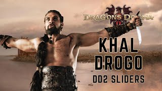 Khal Drogo Sliders Game of Thrones  Dragons Dogma II Character Creation [upl. by Watson]