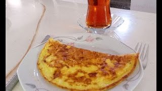 Käse Omelett türkisches EierRezept Eiergericht Omlett Omlet CANANS REZEPTE [upl. by Lana]