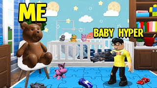 I Spied On Baby Hyper For 24 Hours Roblox Bloxburg [upl. by Annekim]