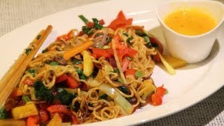 Asiatische Bratnudeln Rezept vegan  Der Bio Koch 496 [upl. by Jake526]