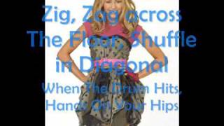 Hoewdown Throwdown  ZigZag Miley Cyrus Hannah Montana The movie With lyrics on screen HQ [upl. by Coulson]