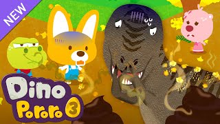 ★New★ Pororo Dino Adventure 3  Save the Baby Kosmoceratops  Dinosaur Cartoon for Kids [upl. by Bendite]