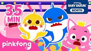 MixEscondeesconde com a Família Tubarão  Baby Shark Compilação  Pinkfong Canções para crianças [upl. by Sierra860]