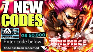 NEW UPDATE A ONE PIECE GAME CODES  AOPG CODES  AOPG CODE [upl. by Nafis]