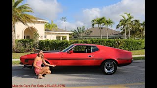 1972 Mustang Mach 1 351 Cleveland V8 wwwmusclecarsforsaleinccom 2650000 2394051970 Tom [upl. by Thomey825]