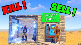 I Trapped Players In My Shop Then Sold Their GEAR For Cheap  RUST [upl. by Lerraf]