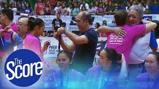 The Score Creamline Cool Smashers dedicate title to Coach Tai [upl. by Lindsay]