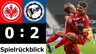 Eintracht Frankfurt vs Arminia Bielefeld 02  Spielrückblick [upl. by Edson405]