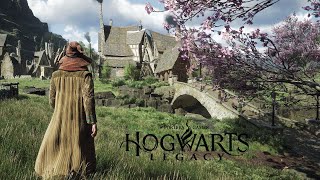 4K Exploring Hogsmeade in Hogwarts Legacy [upl. by Ycal]