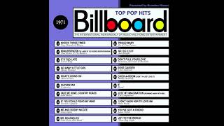 Billboard Top Pop Hits 1971 [upl. by Hardi]