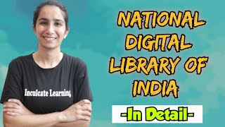 National Digital Library of India  NDLI Club UGC NET Paper1Paper2 Education InculcateLearning [upl. by Magdala]