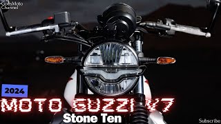 2024 Moto Guzzi V7 Stone Ten  Breaking Boundaries with Modern Classic Icon [upl. by Ajiam139]