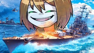 Heute fahre ich mit einem Schiff und habe Spaß dabei ☆ World of Warships Blitz [upl. by Llerol]