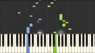 Minuet from String Quintet  Luigi Boccherini Piano Tutorial Synthesia [upl. by Enerod]