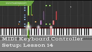 MIDI Keyboard Setup In MIDI Software Lesson 14 [upl. by Baniaz]