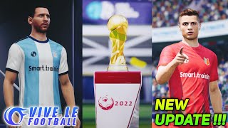 Vive Le Football  New Update FIFA World Cup Event  ft Ronaldo Messi Neymar Kane Mbappe [upl. by Ahsit595]