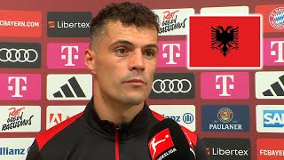 Granit Xhaka nach dem 30 gegen Bayern München 😂 [upl. by Vedis470]