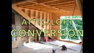 AtticLoft Conversion with huge Dormer [upl. by Oballa]