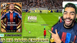 H STOICHKOV 100 rated Gameplay review 🔥should you get him  eFootball 23 mobile [upl. by Elleda190]