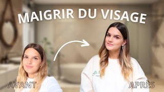 COMMENT MAIGRIR DU VISAGE EN 1 SEMAINE SANS PERDRE DE POIDS épisode 2  Clara Lou [upl. by Thaddaus]