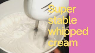 how to make whipping cream easy whipped cream recipe  homemade whipped cream [upl. by Eidson]