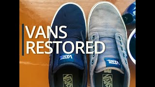 Old Vans Shoes Restoration  Simple and Cheap [upl. by Paterson]