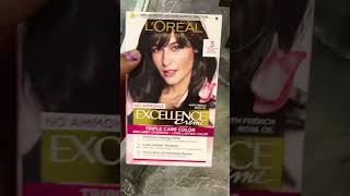 Loreal Excellence Hair Colour Cream [upl. by Tymothy]