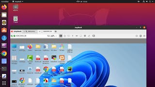 how to install anydesk on ubuntu  Use anydesk linux to windows 11 [upl. by Idnam832]