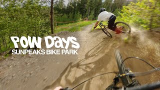 POW DAYS at Sun Peaks Bike Park Matty Miles and Hunter Paull [upl. by Osyth]