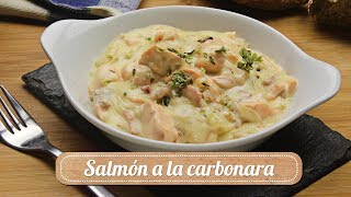 Salmón a la carbonara [upl. by Amaral]