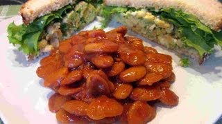 Slow Cooker Baked Beans Picnic Butter Beans Recipe [upl. by Seabrook666]