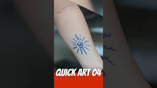 Quick art 04 quickart artist tattoo ytvideo ytviral ytshorts viralvideo shorts art [upl. by Frederique]