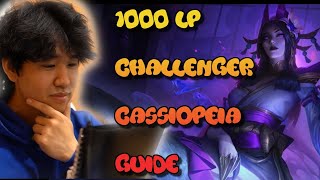 HOW TO PLAY CASSIOPEIA LIKE A 1000 LP NA CHALLENGER GUIDE [upl. by Ita138]