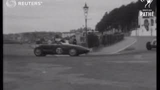 MOTOR RACING International motor car race in Jersey 1947 [upl. by Zetnahs]