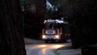 Einsatzfahrt FuStKw Polizei LF Feuerwehr Leichlingen zum Flächenbrand [upl. by Yehudi248]