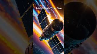 Solar winds Interaction with Earth atmosphere solarsystem sunsolarwindsplanets space spacefac [upl. by Gloriana903]