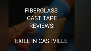 Fiberglass Casting Tape REVIEW VID 3M Orthotape Techform BSN DeltaLite McKesson  more [upl. by Prouty]