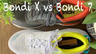 Hoka Bondi X vs Bondi 7  Max Cushion Daily Trainer Comparison  Which Is The Right Shoe For You [upl. by Sakovich280]