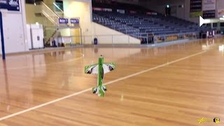 Indoor 3D Flying with Eflite AS3XTRA [upl. by Effie]