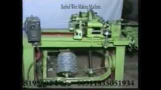 Barbed Wire Making Machine By Prem Industrial Corporation [upl. by Ylelhsa]