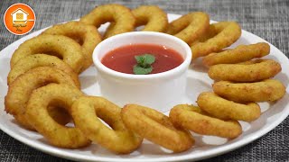 Potato Rings Recipe by Tasty Treat plus [upl. by Arny402]