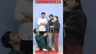 Pick up line challenge 🤣short memes vuralvideo comedy funny [upl. by Aimak]