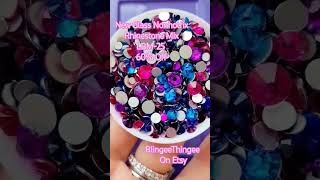 BlingeeThingee on Etsy Rhinestone Supplier bling etsyshop etsyseller bling rhinestones crystal [upl. by Cele]