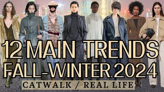 12 Main Fashion Trends FallWinter 2024 [upl. by Norm]