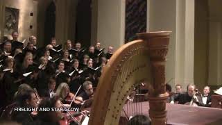 Candlelight Carol by John Rutter lyric video [upl. by Leann]