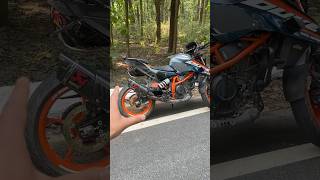 Installing Full System Akrapovic exhaust in KTM Duke 390 Gen 3 shortsfeed shortvideo shorts [upl. by Horan]