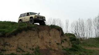 Nissan Patrol GR down hillcrash [upl. by Nollek611]